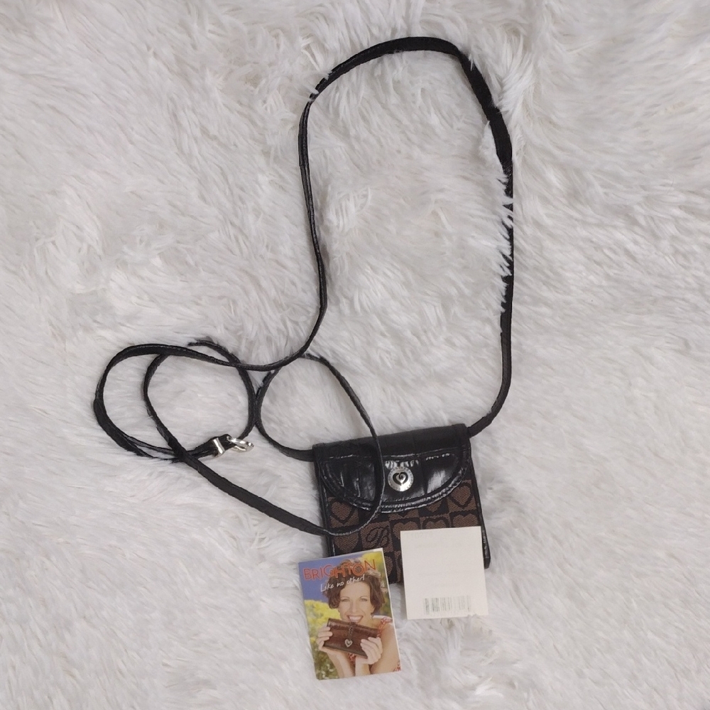 NWOT Brighton Elegant Brown Crossbody Bag/Wallet